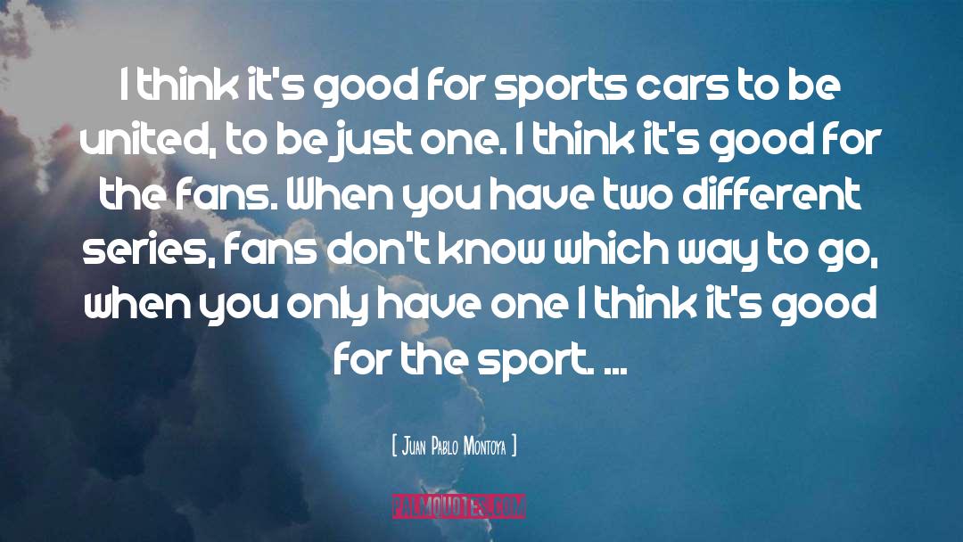 Gay Sport Fans quotes by Juan Pablo Montoya