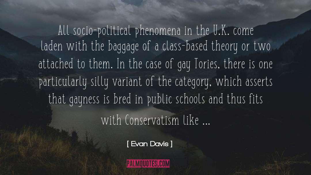 Gayness quotes by Evan Davis