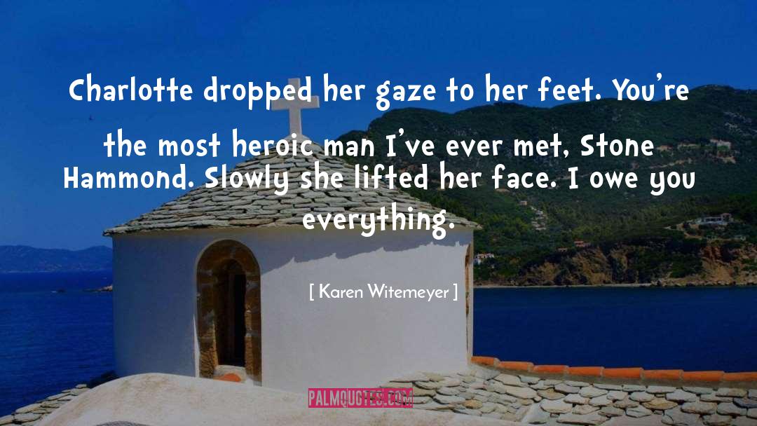 Gaze Anime quotes by Karen Witemeyer