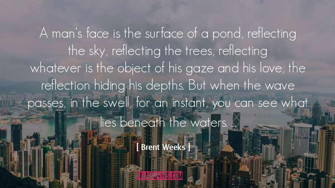 Gaze quotes by Brent Weeks