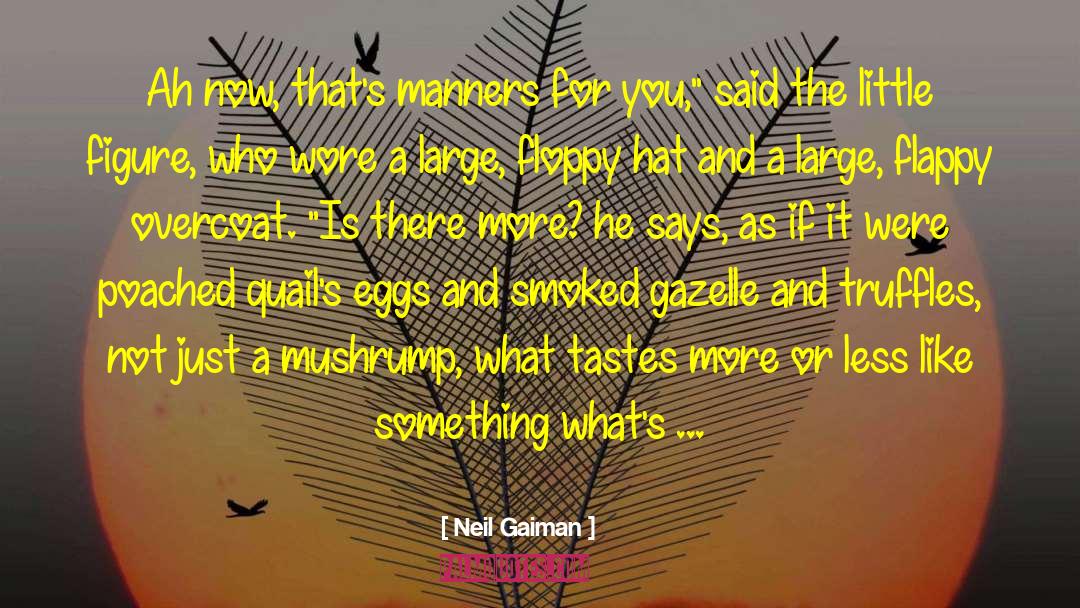 Gazelle quotes by Neil Gaiman