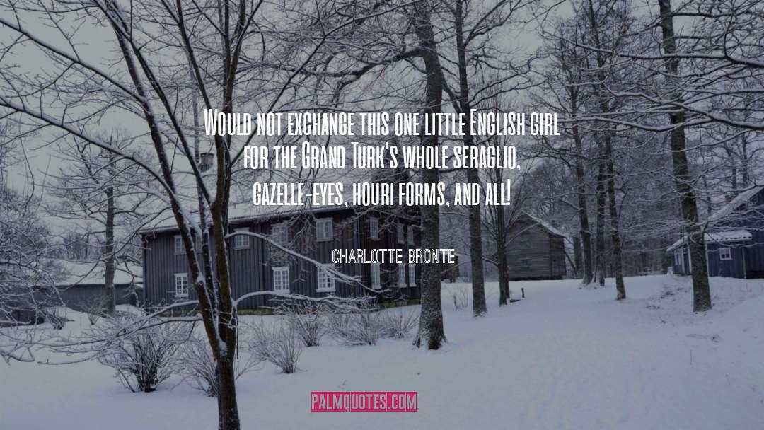Gazelle quotes by Charlotte Bronte