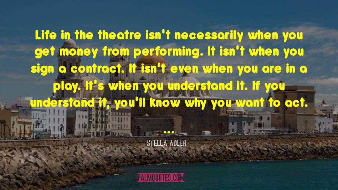 Gdk Sign quotes by Stella Adler