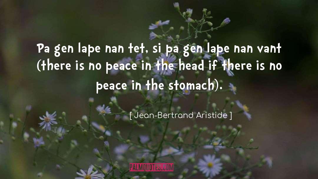 Geace quotes by Jean-Bertrand Aristide