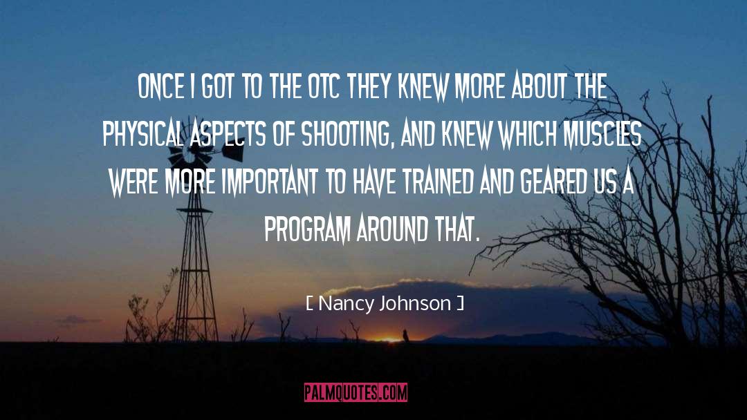 Geared quotes by Nancy Johnson