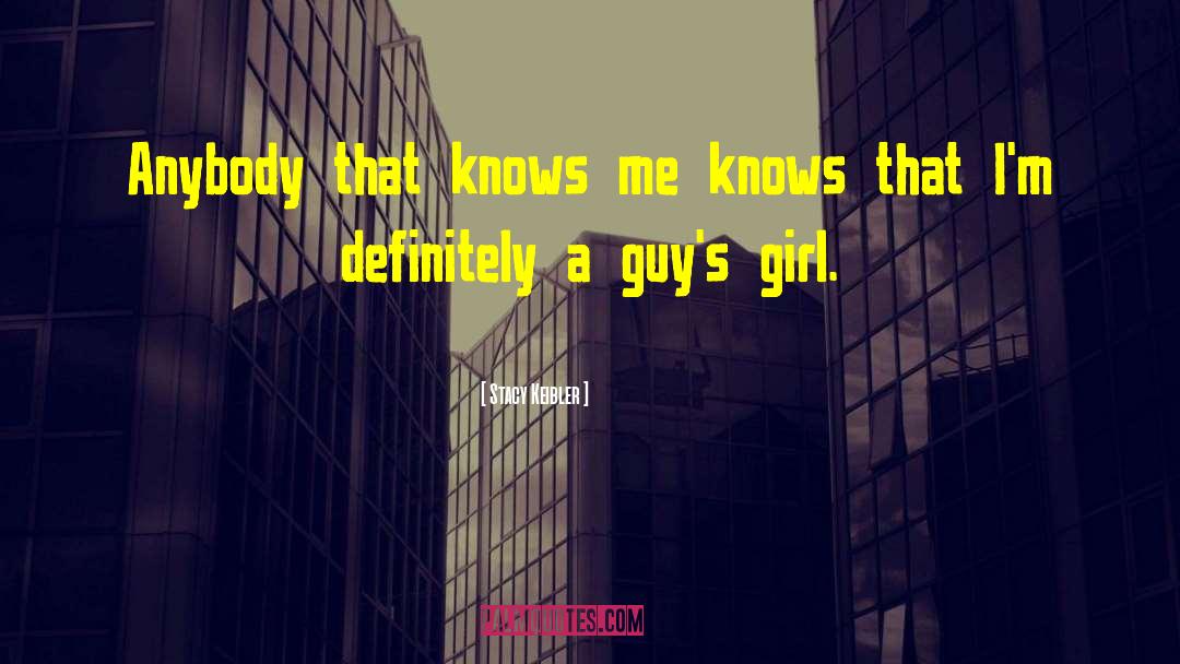 Geek Girl quotes by Stacy Keibler