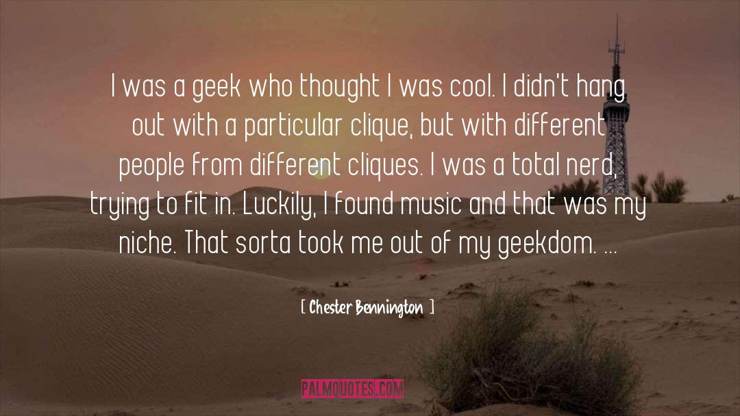 Geek quotes by Chester Bennington