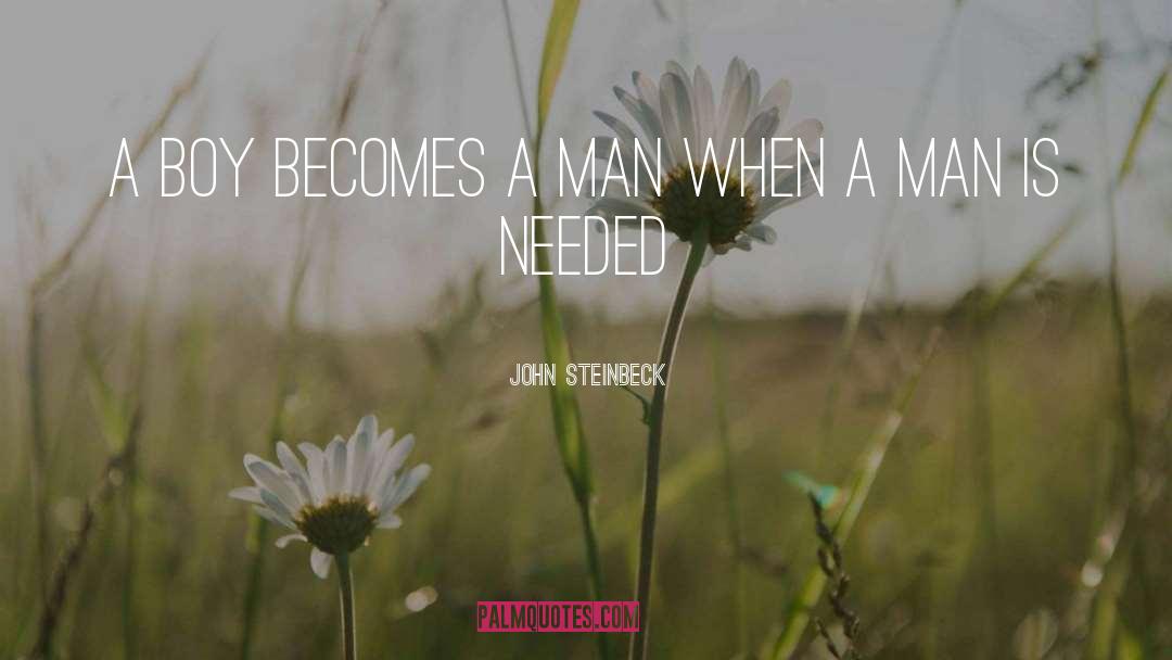 Geeky Boys quotes by John Steinbeck