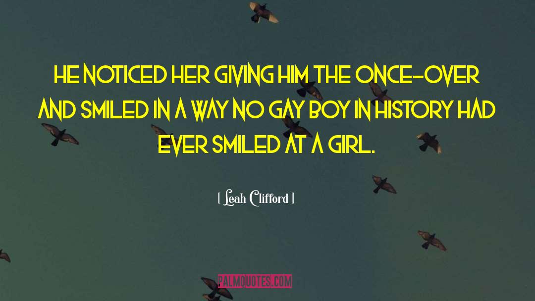 Geeky Girl quotes by Leah Clifford