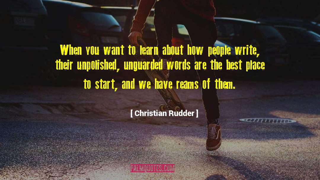 Geeky People quotes by Christian Rudder