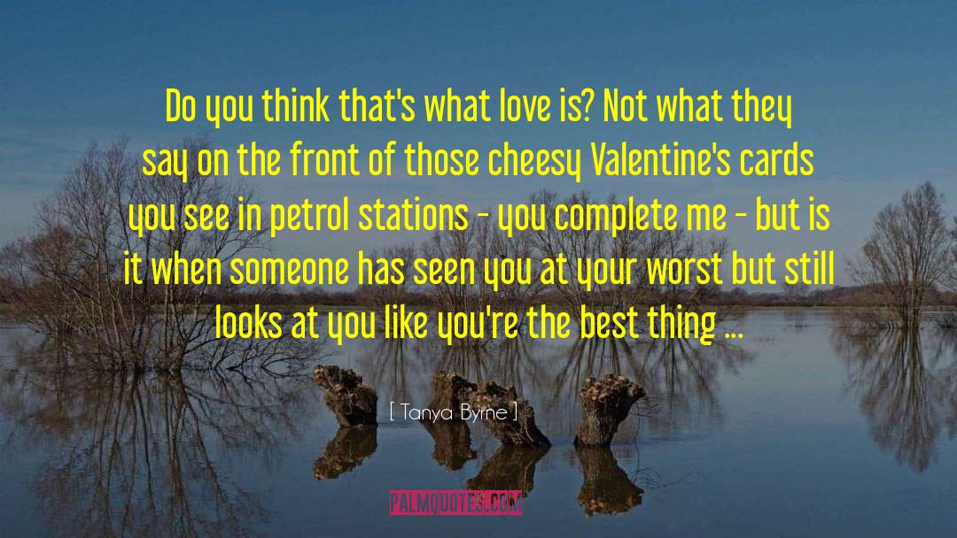 Geeky Valentines quotes by Tanya Byrne