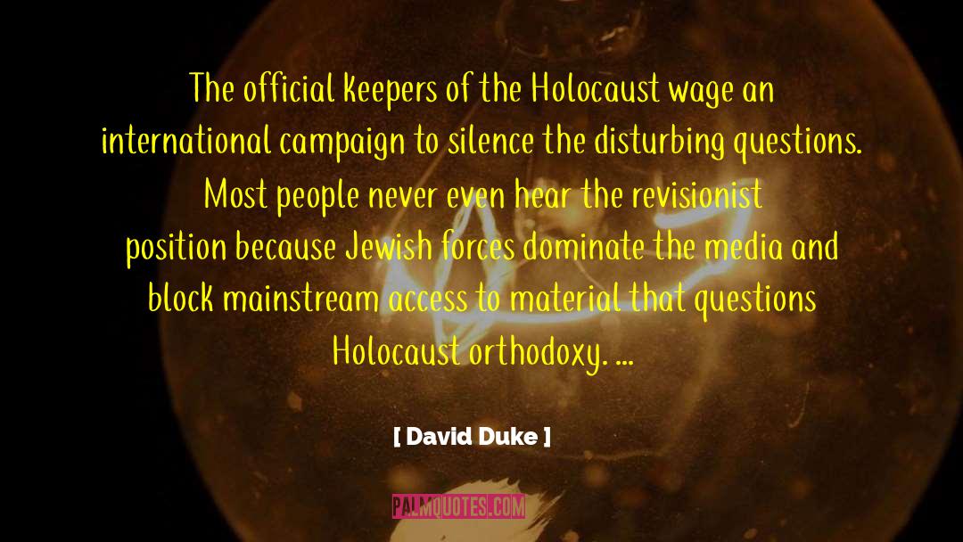 Gellerman Jewish quotes by David Duke