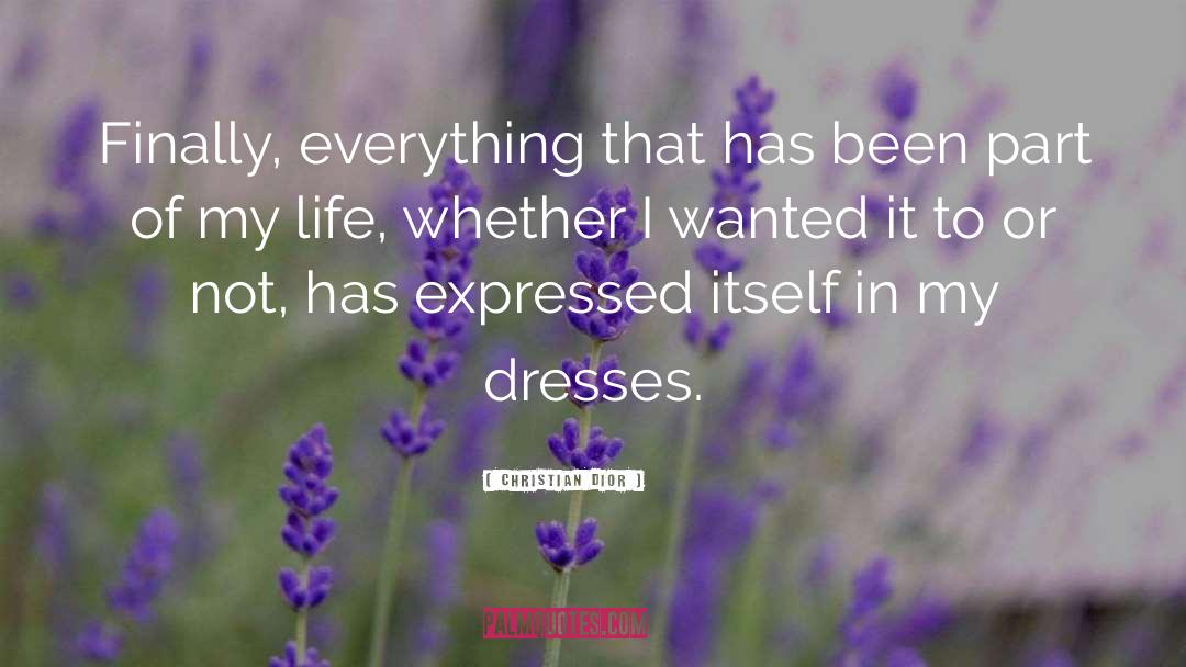Gemach Dresses quotes by Christian Dior