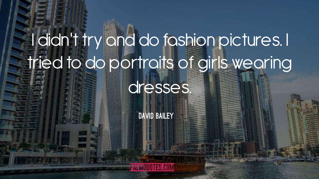 Gemach Dresses quotes by David Bailey