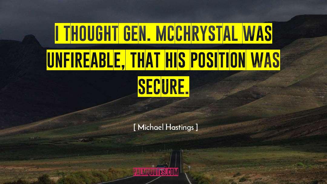 Gen Goldfein quotes by Michael Hastings