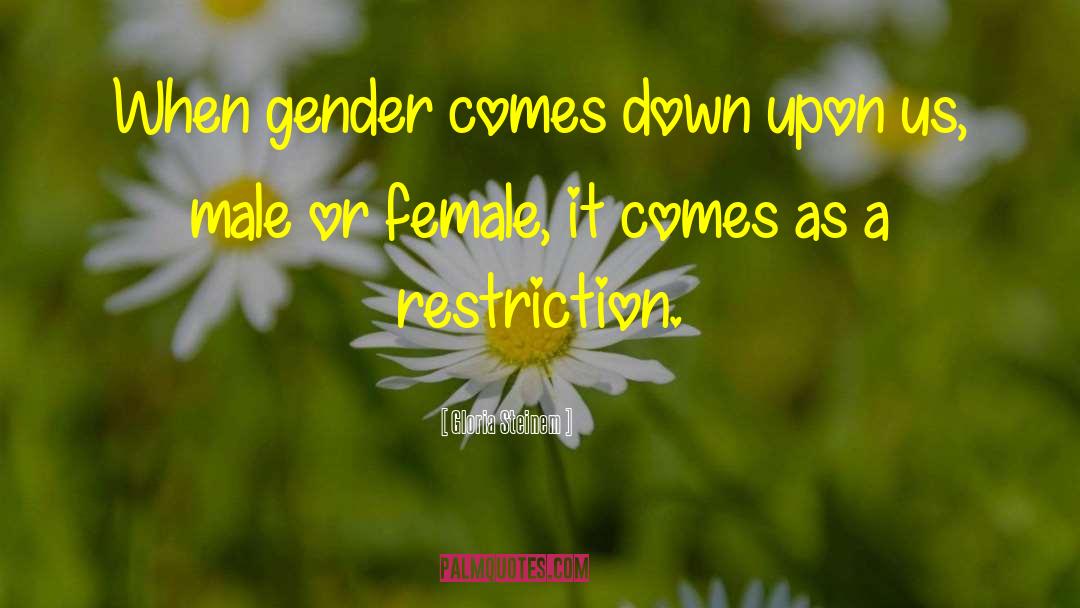 Gender Abolition quotes by Gloria Steinem