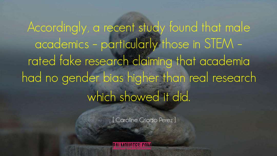 Gender Bias quotes by Caroline Criado Perez