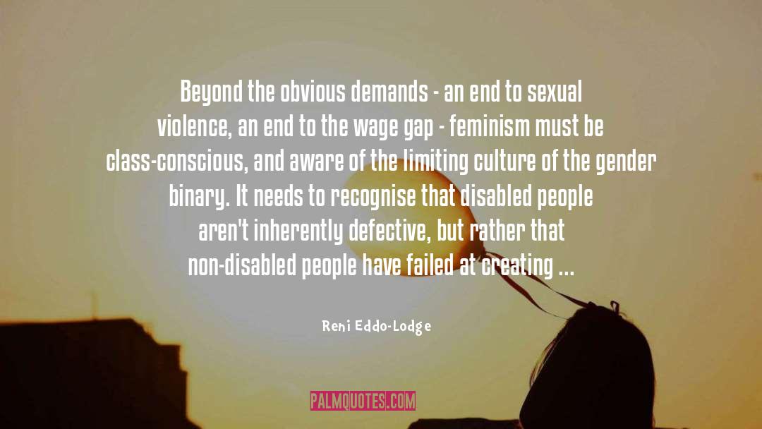 Gender Binary quotes by Reni Eddo-Lodge