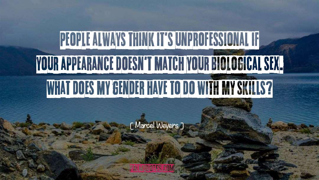 Gender Binary quotes by Marcel Weyers