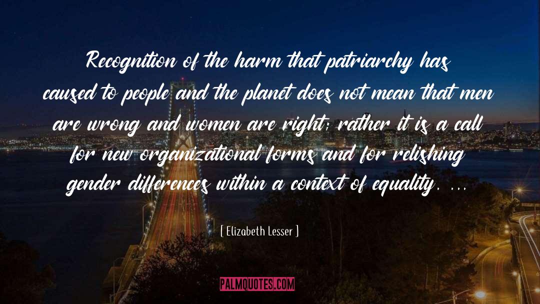 Gender Differences quotes by Elizabeth Lesser