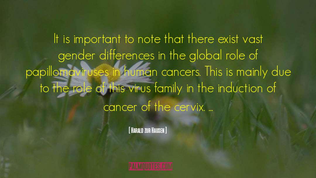 Gender Differences quotes by Harald Zur Hausen