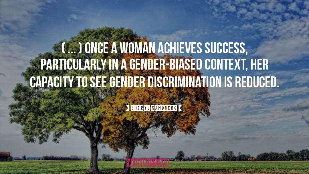 Gender Discrimination quotes by Sheryl Sandberg