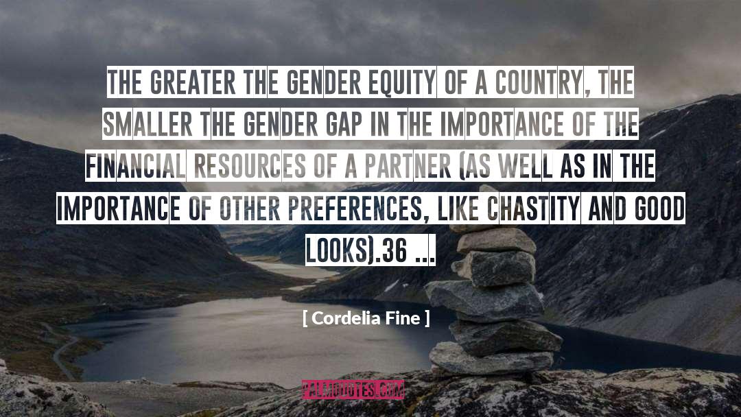 Gender Equity quotes by Cordelia Fine