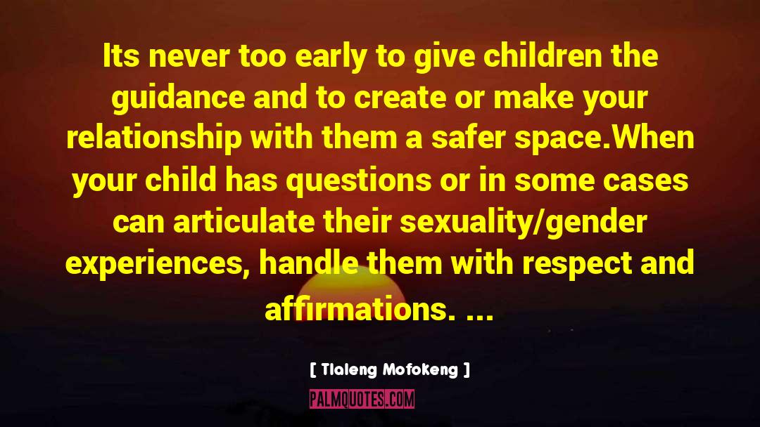 Gender Experiences quotes by Tlaleng Mofokeng