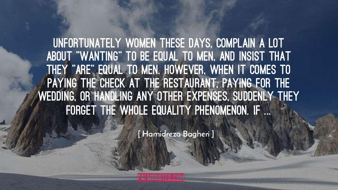 Gender Experiences quotes by Hamidreza Bagheri