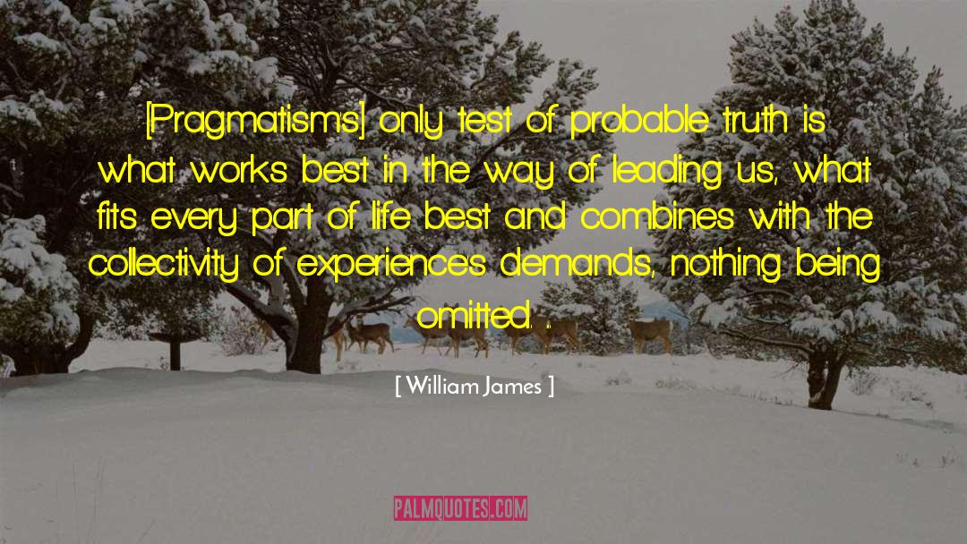 Gender Experiences quotes by William James