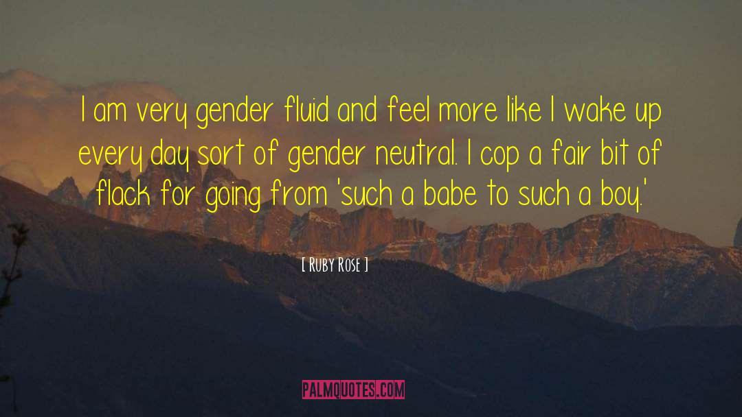 Gender Fluid quotes by Ruby Rose