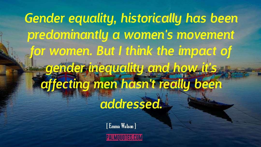 Gender Gap quotes by Emma Watson