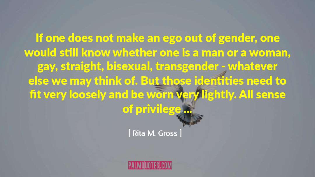 Gender Identity quotes by Rita M. Gross