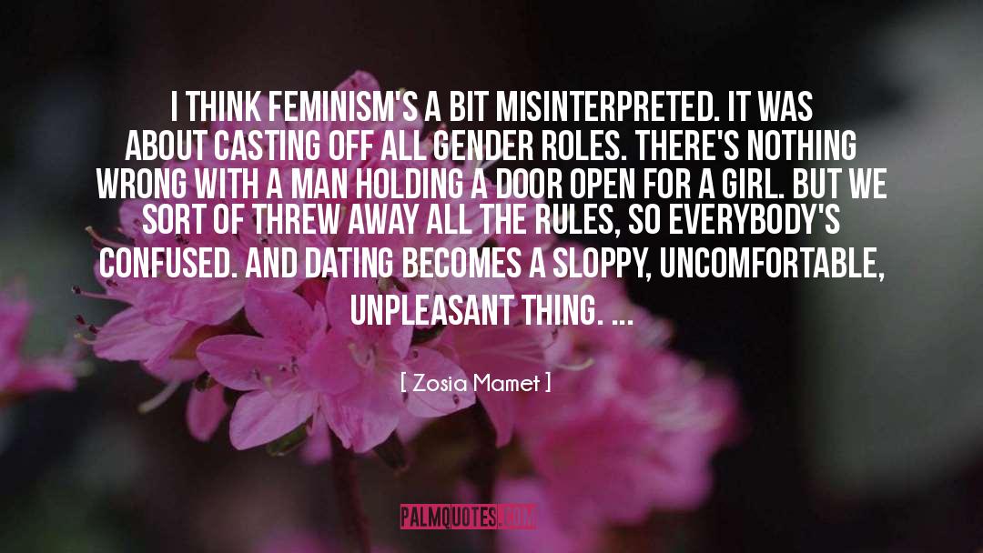 Gender Inequality quotes by Zosia Mamet