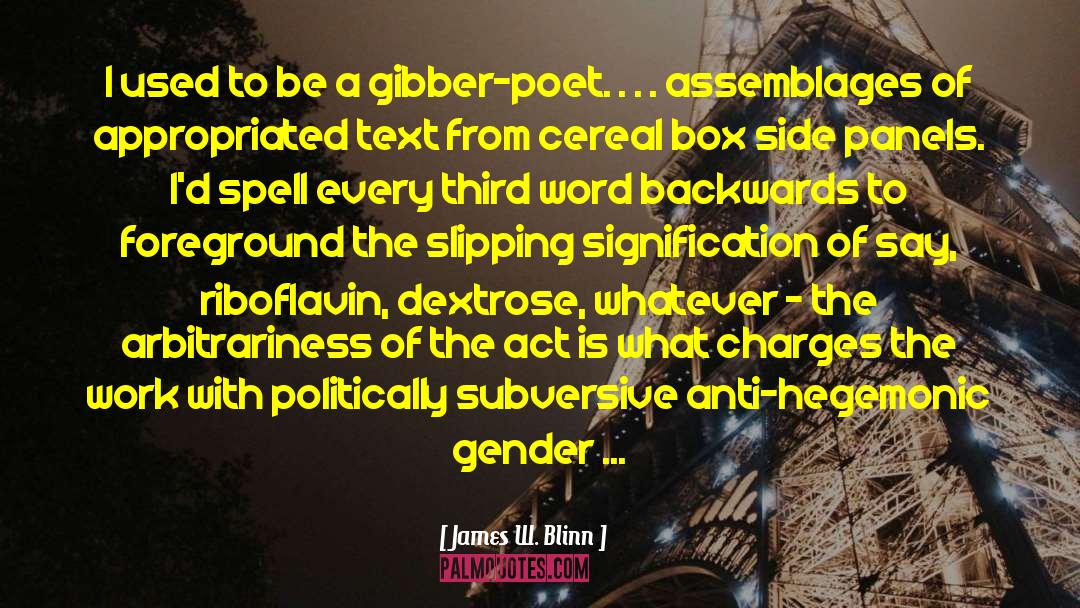 Gender Neutrality quotes by James W. Blinn