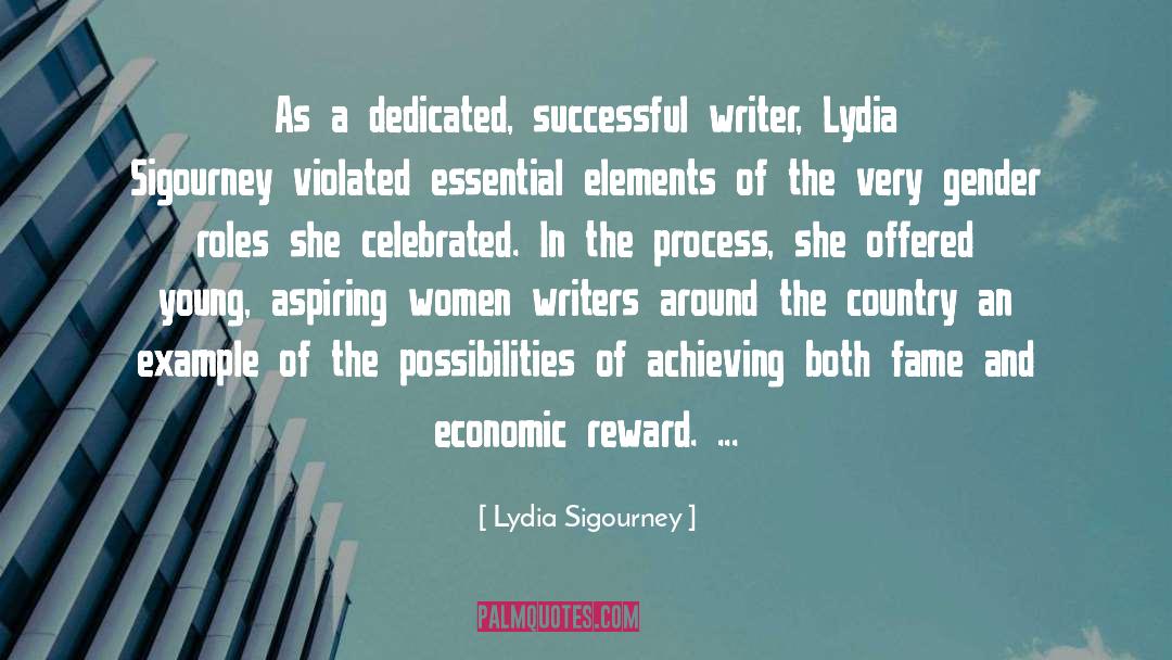 Gender quotes by Lydia Sigourney