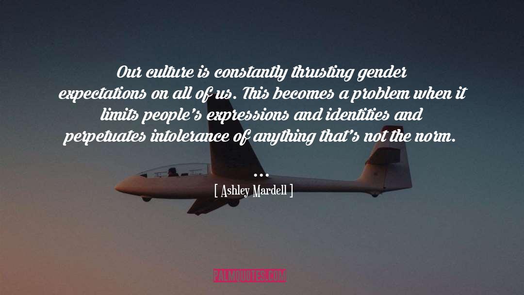Gender quotes by Ashley Mardell