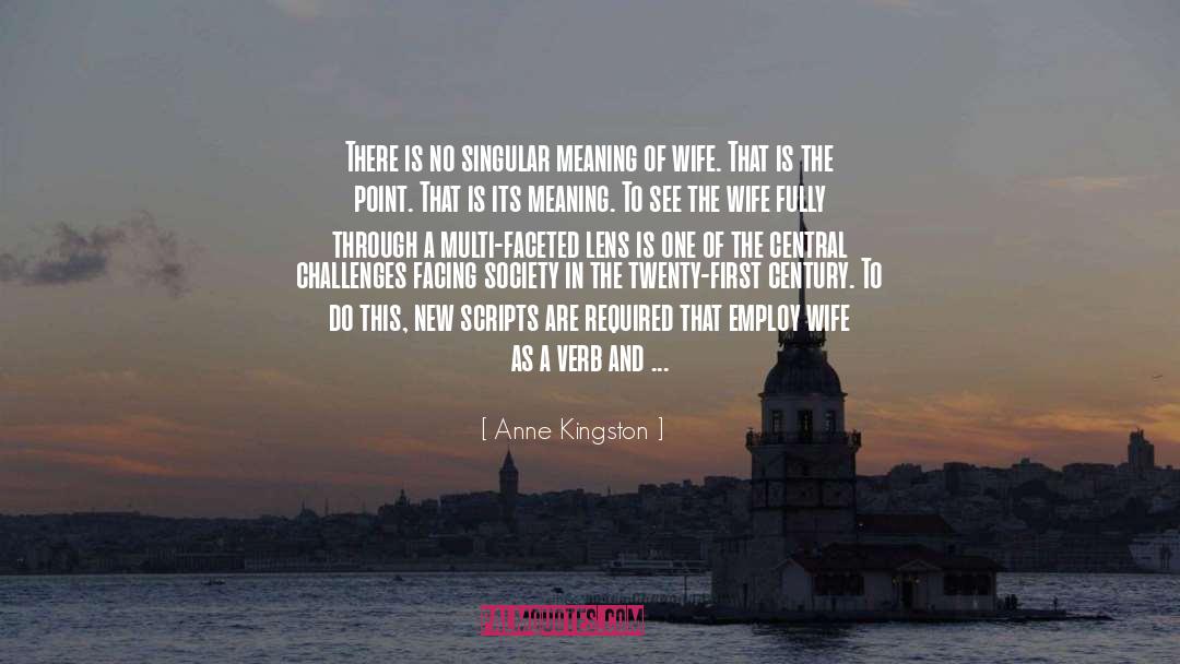 Gender Respect quotes by Anne Kingston