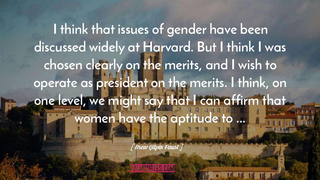 Gender Respect quotes by Drew Gilpin Faust