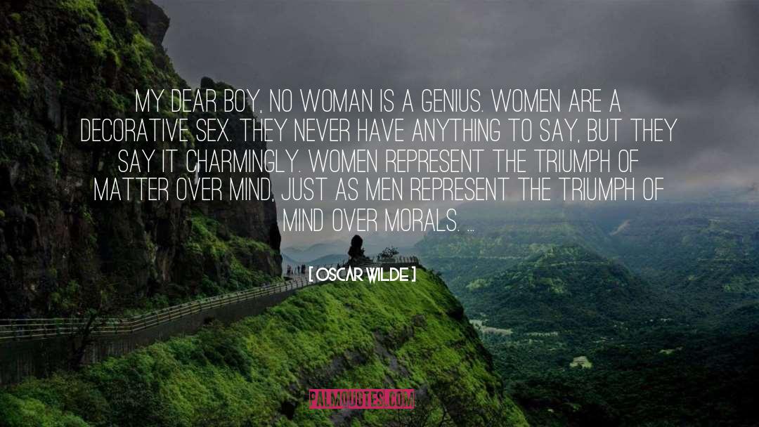 Gender Roles quotes by Oscar Wilde