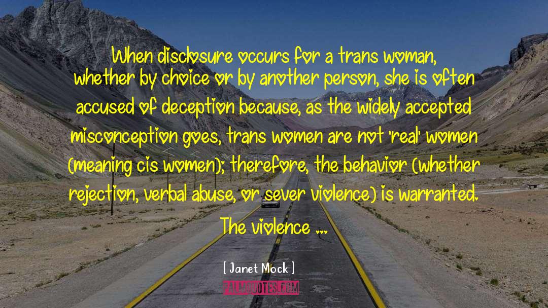 Gender Violence quotes by Janet Mock