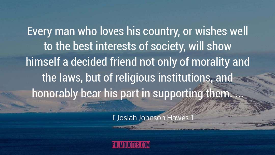 Gendered Institutions quotes by Josiah Johnson Hawes