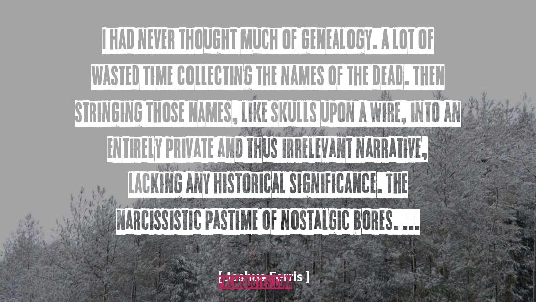 Genealogy quotes by Joshua Ferris