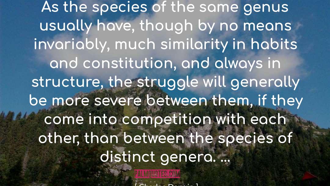 Genera quotes by Charles Darwin