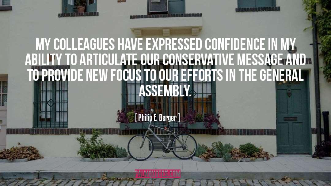 General Assembly quotes by Philip E. Berger