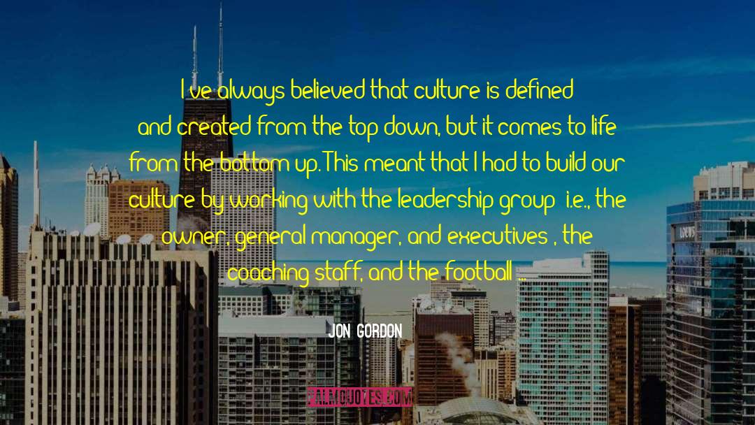 General Manager quotes by Jon Gordon