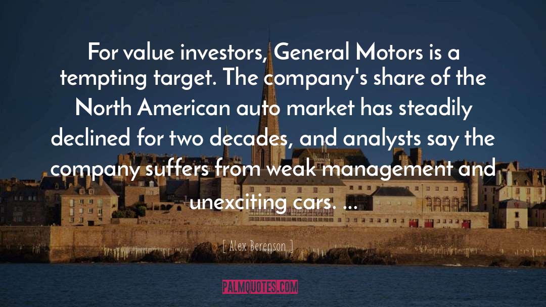 General Motors quotes by Alex Berenson