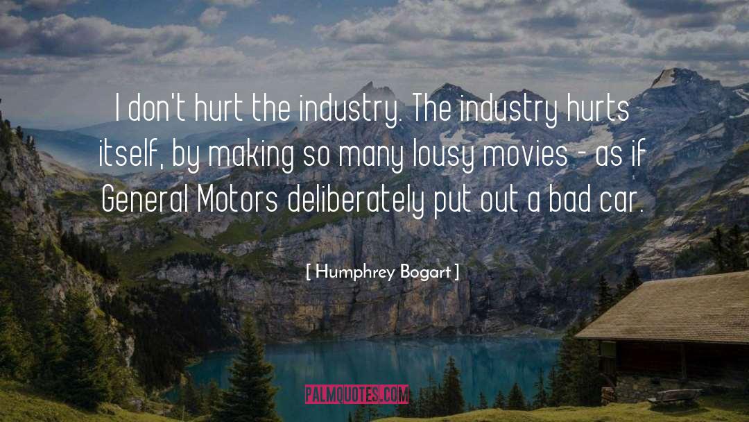 General Motors quotes by Humphrey Bogart
