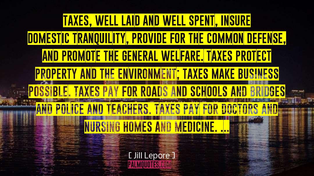 General Welfare quotes by Jill Lepore