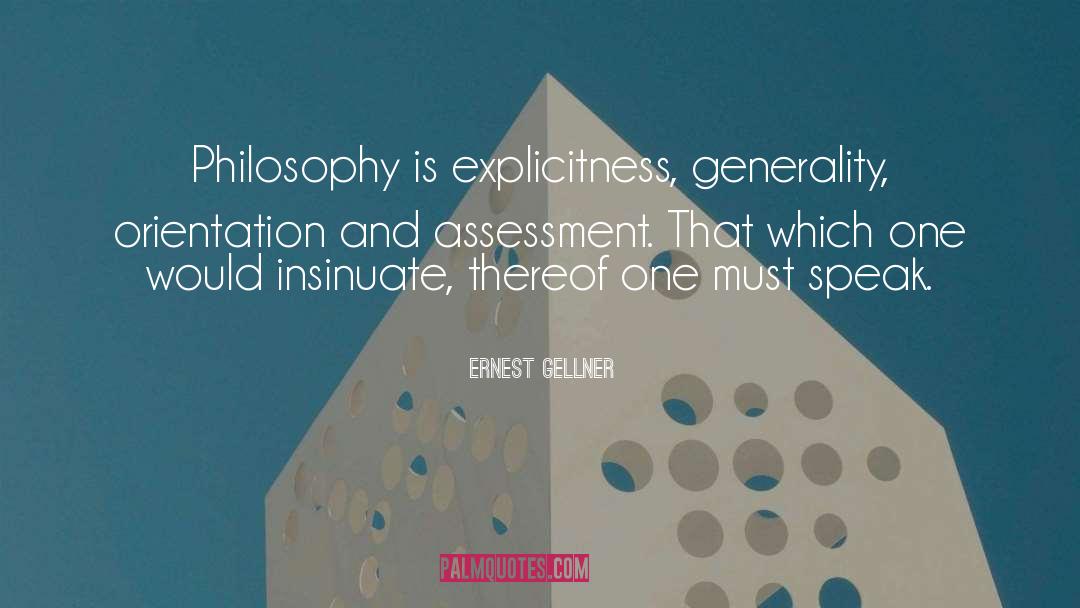 Generalities quotes by Ernest Gellner